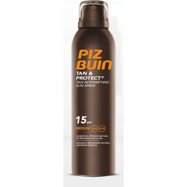 Imagem 0 de Protetor Solar Spray Solar Intensificador de Bronzeado e Proteção SPF 15 150 ml Piz Buin