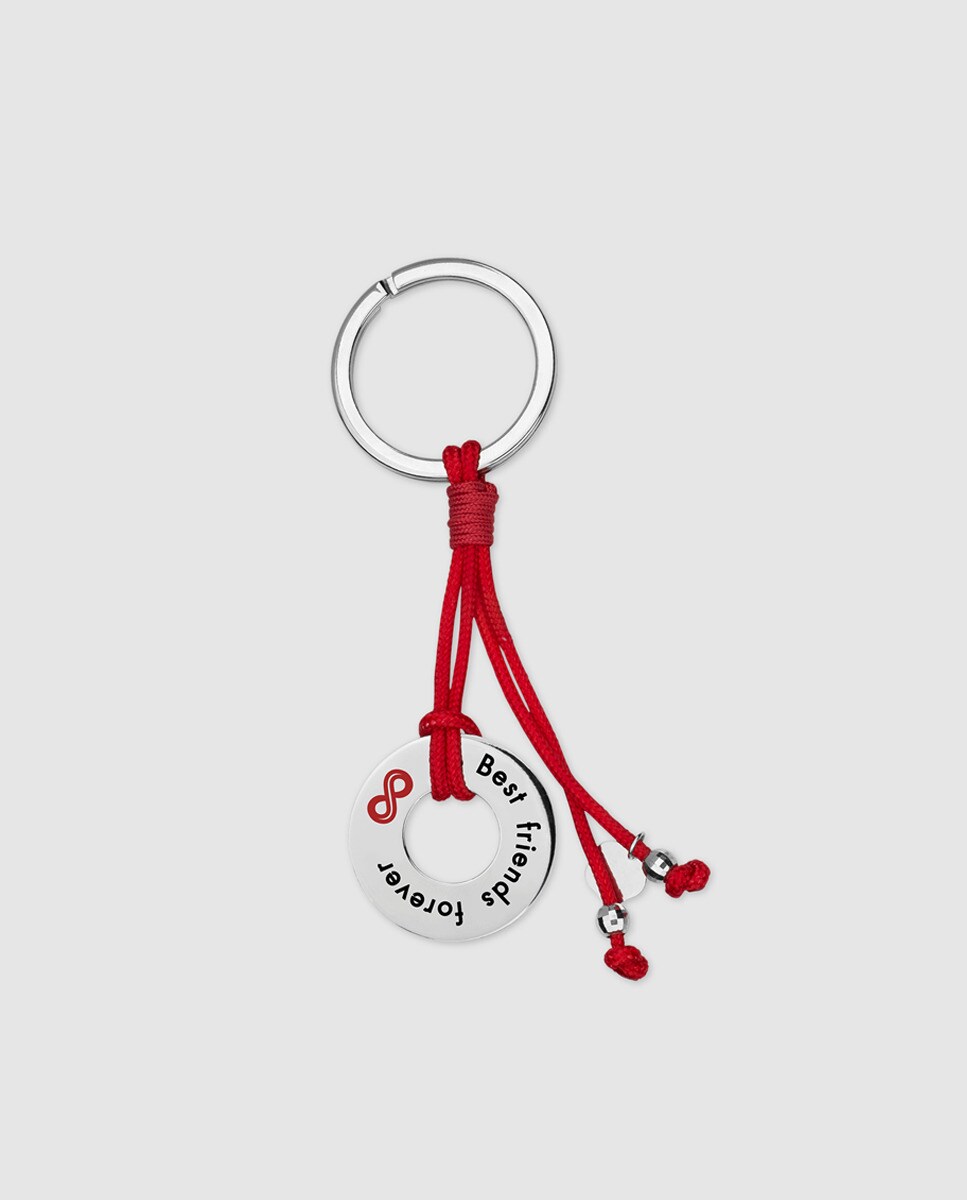 Marduk - Llavero De Plata Con Cordón 'Best Friend Forever'