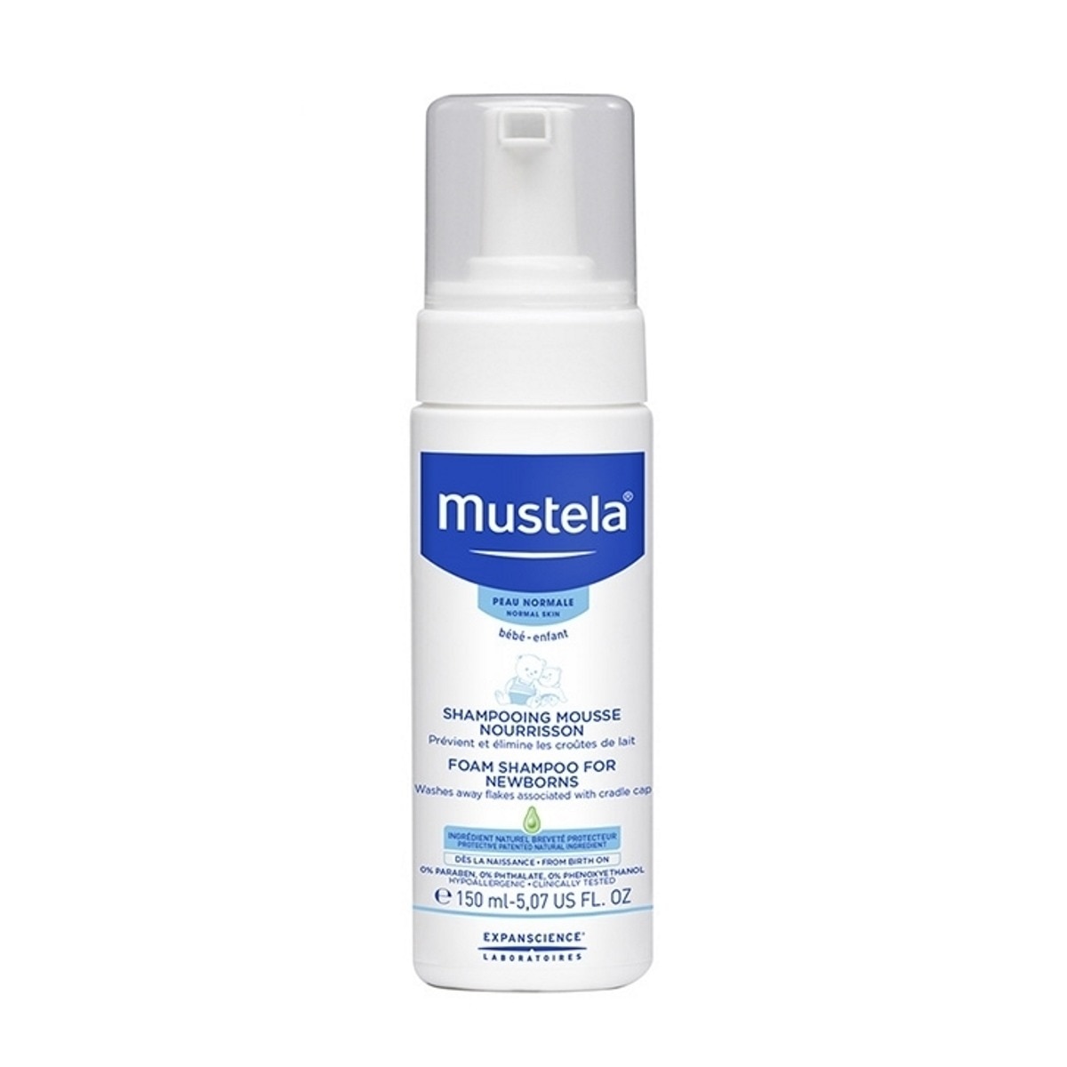 Imagem 0 de Champô Espuma Recém-Nascido 150ml Mustela