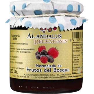 Al-Andalus Doce de Frutos do Bosque frasco 250 g