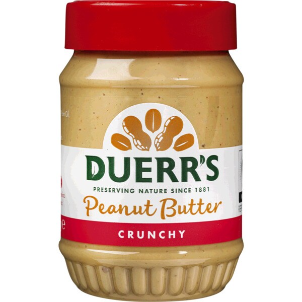 Duerr's Manteiga de Amendoim Crunch frasco 340 g