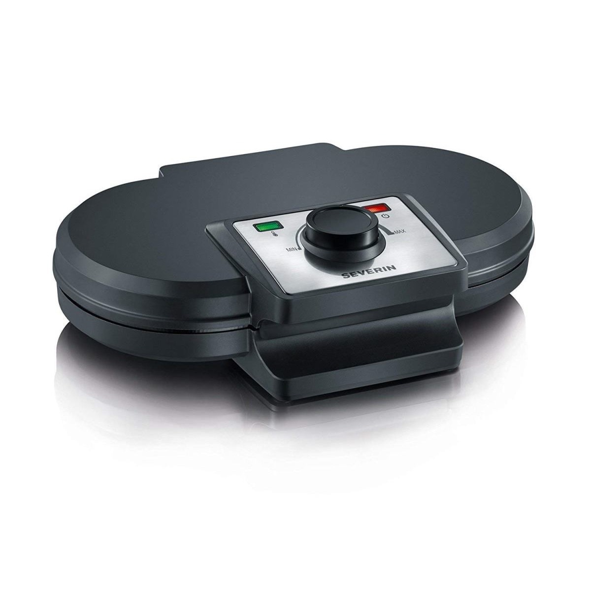 Imagem 0 de Máquina de Waffles Severin WA2106 de 1200 W para 2 Unidades - Aço Inoxidável Escovado Preto