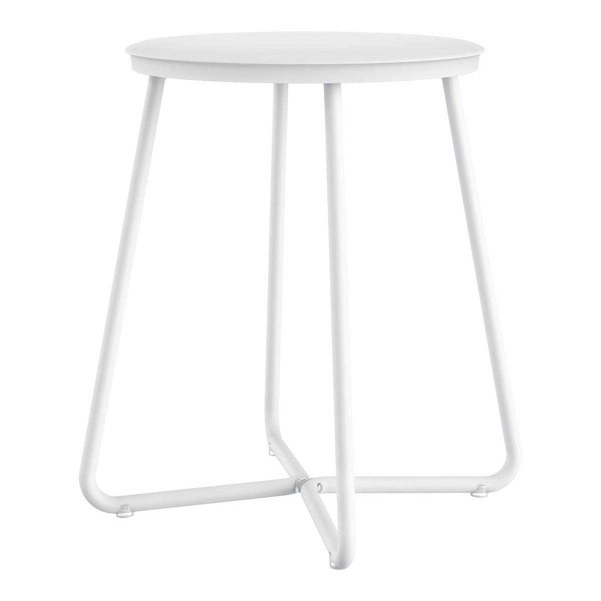 Taburete de baño Geyser Cosmic Blanco mate-1
