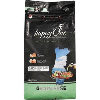 Ração para Cão Light Senior sem Glúten embalagem 12 kg - Happyone