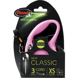 Trela para Cão New Classic com Corda 3 Metros Tamanho XS embalagem 1 unidade - Flexi