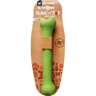 Brinquedo para Cão Rubb'n'roll Osso Verde Tamanho L embalagem 1 unidade - Martin Sellier