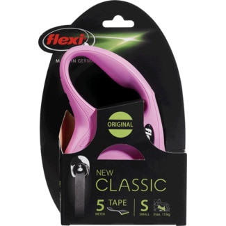 Trela para Cão New Classic com Corda 5 Metros Tamanho S embalagem 1 unidade - Flexi