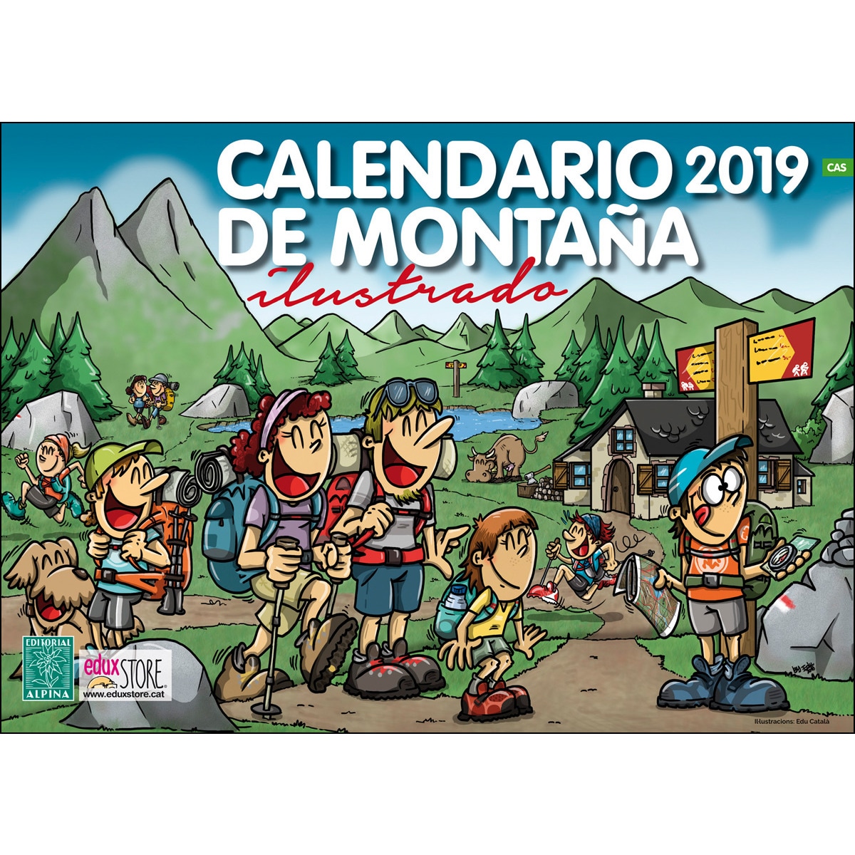 Calendario De Montaña Ilustrado 2019 1