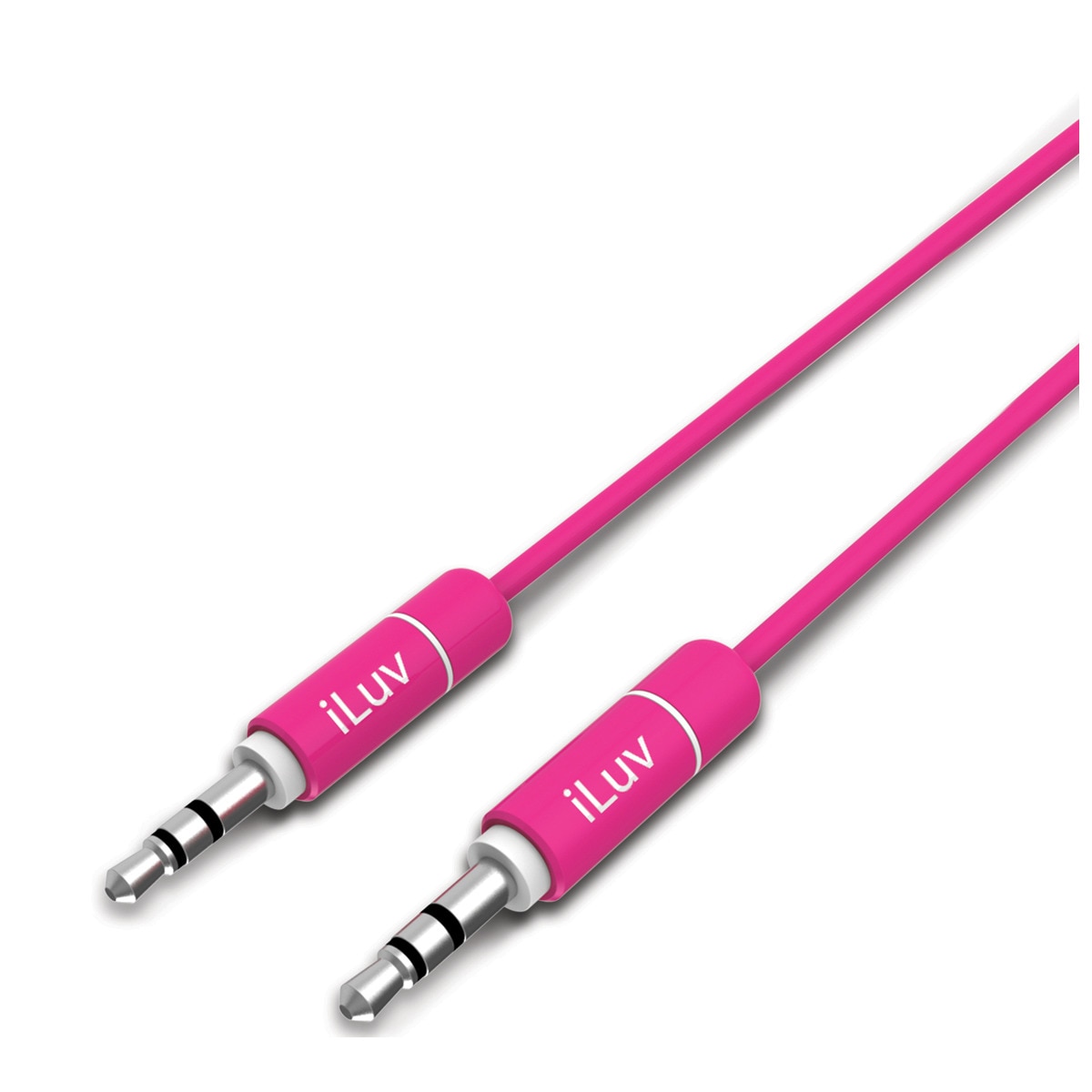 Cable Aux-In 3,5 mm Iluv ICB110 Rosa Rosa-1