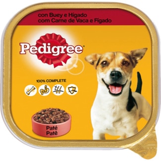 Comida Húmida para Cão com Vaca e Fígado embalagem 300 g - Pedigree