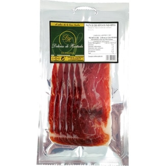 paleta de cebo ibérica 50% raza ibérica en lonchas envase 50 g - Delicias De Hurtada