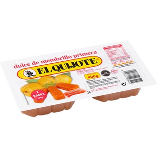 dulce de membrillo primera sin gluten pack 2 estuche 200 g - El Quijote