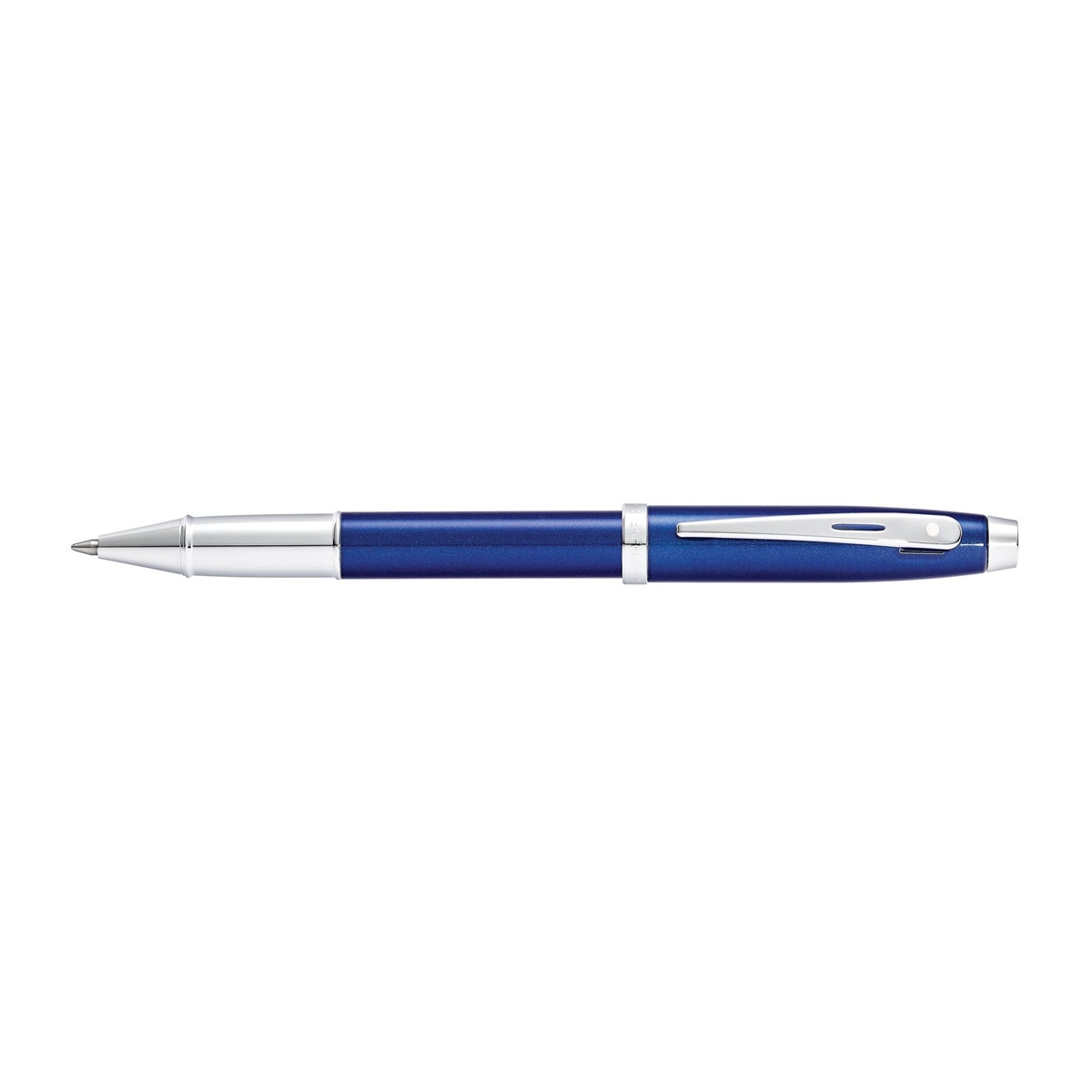 Caneta Rollerball Sheaffer 100 com Acabamento de Laca Azul com pormenores Cromados Azul-2