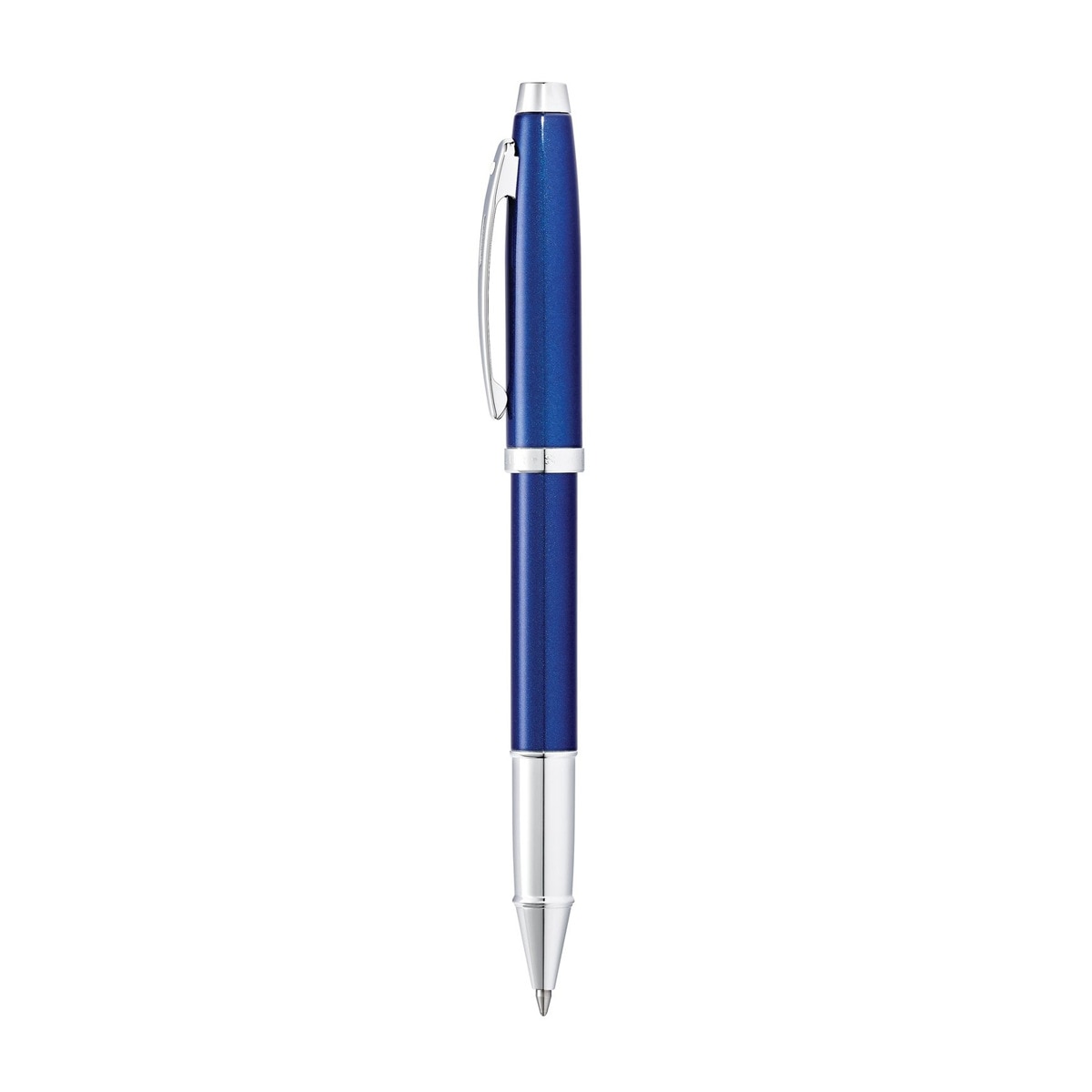 Caneta Rollerball Sheaffer 100 com Acabamento de Laca Azul com pormenores Cromados Azul-3