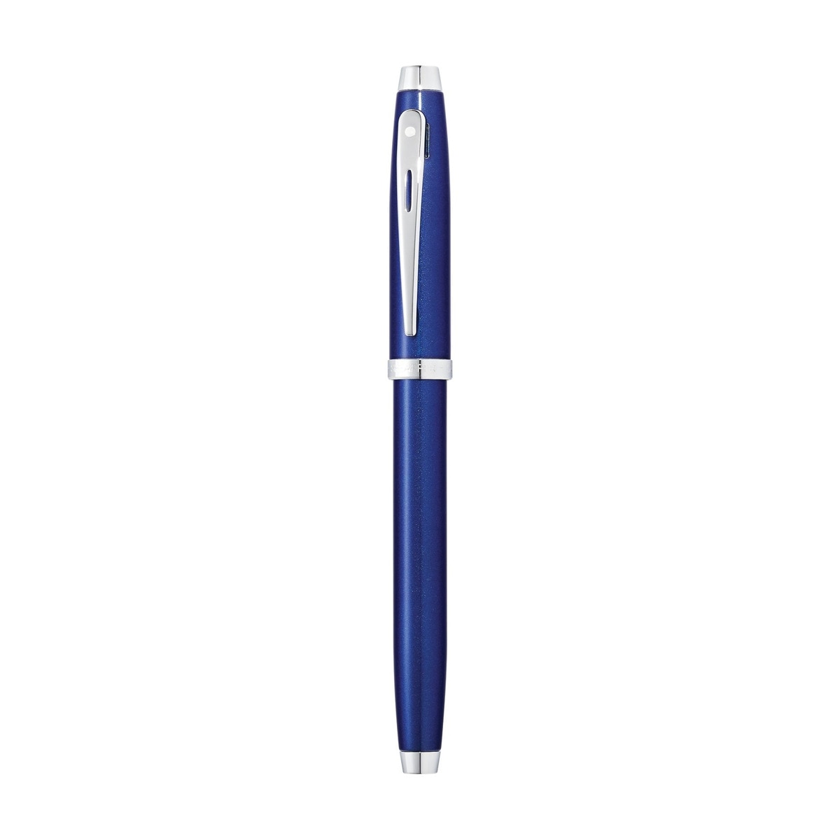 Caneta Rollerball Sheaffer 100 com Acabamento de Laca Azul com pormenores Cromados Azul-4