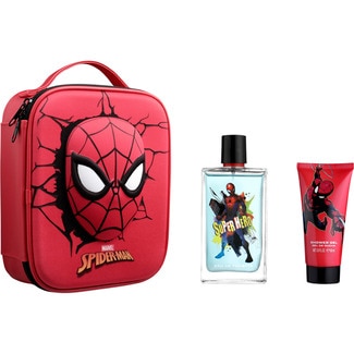 eau de toilette infantil Superhero spray 100 ml + gel de ducha bote 60 ml + neceser - Spiderman
