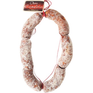 longaniza de chorizo picante de bellota ibérico peso aproximado pieza 150 g - Don Eusebio