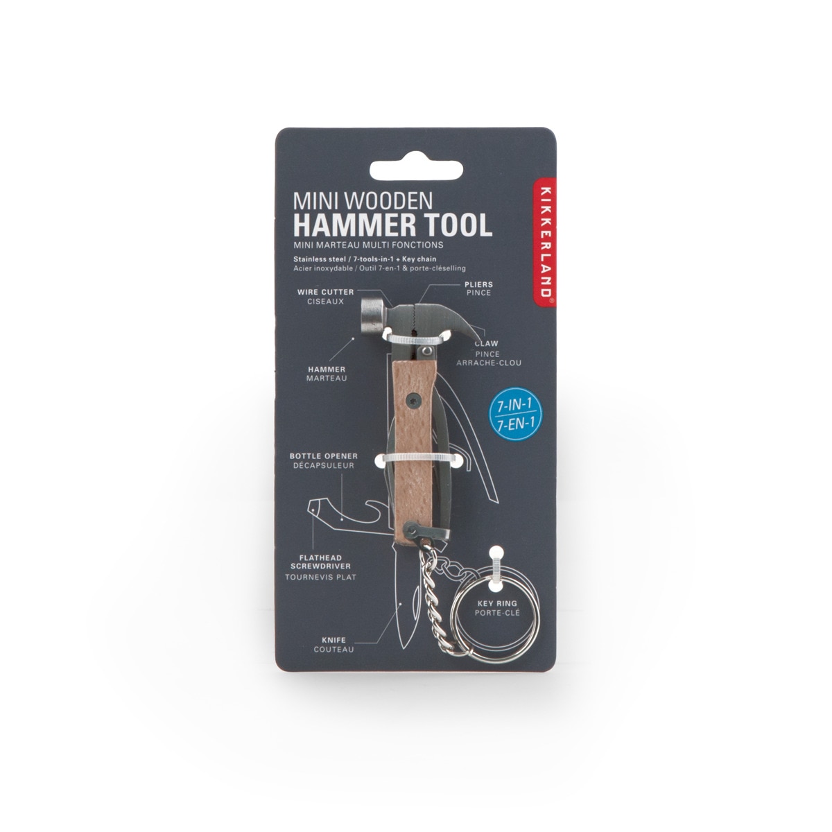 Llavero Kikkerland Multiherramienta 7 en 1 3