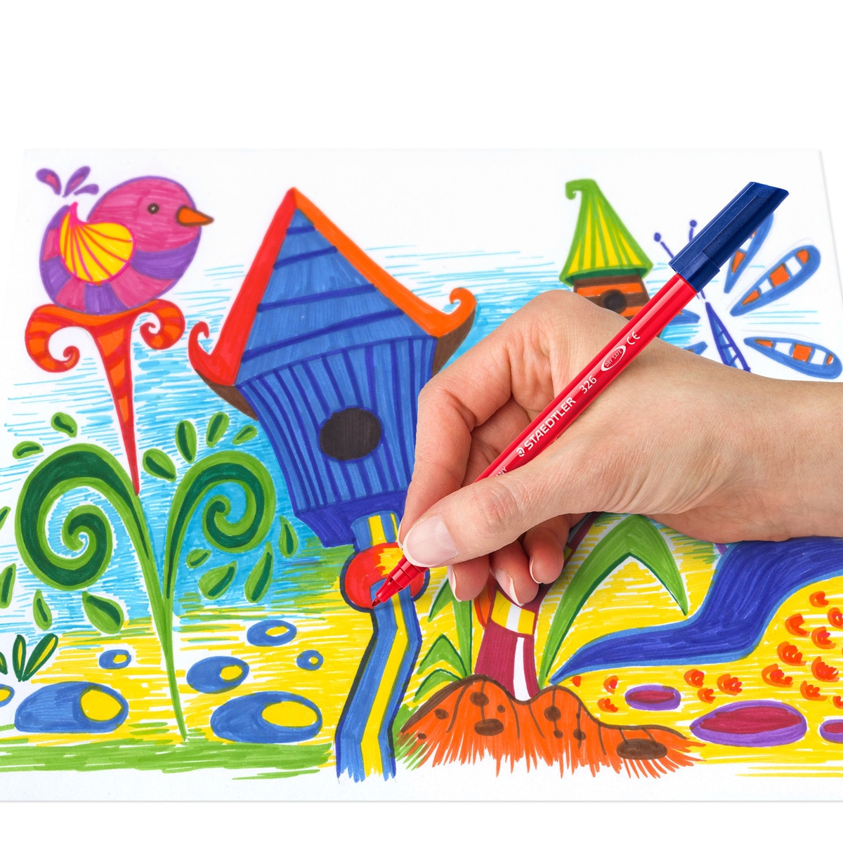 Estojo 20 Marcadores Noris Club Staedtler 4