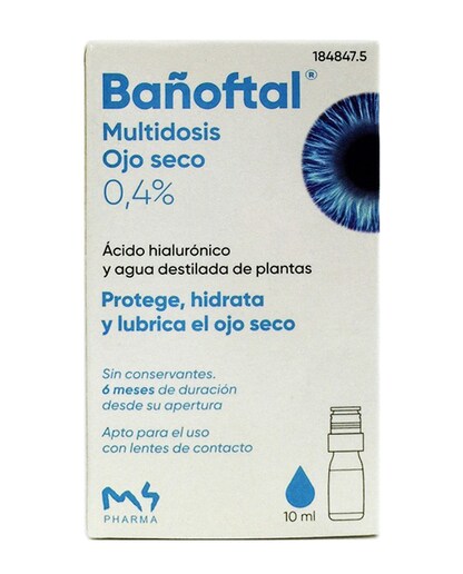 Imagen 0 de Multidosis ojo seco 0,4% AH Bañoftal
