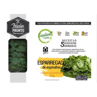 Paladar Pronto Esparregado de Espinafres embalagem 350 g