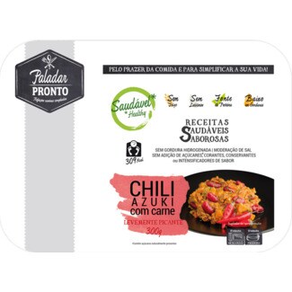 Paladar Pronto Chili Azuki com Carne Levemente Picante embalagem 300 g