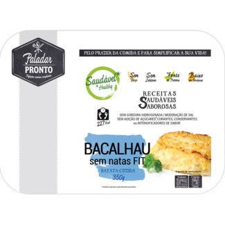 Paladar Pronto Bacalhau sem Natas Fit com Batata Cozida embalagem 350 g