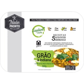 Paladar Pronto Grão à Indiana com Legumes Frescos embalagem 300 g