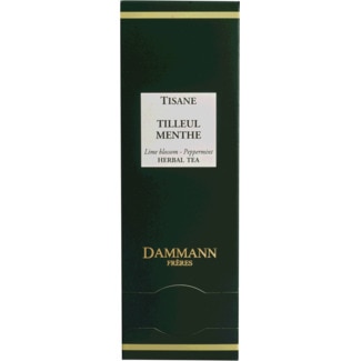 Tisana Tília e Menta embalagem 24 unidades - Dammann Fréres