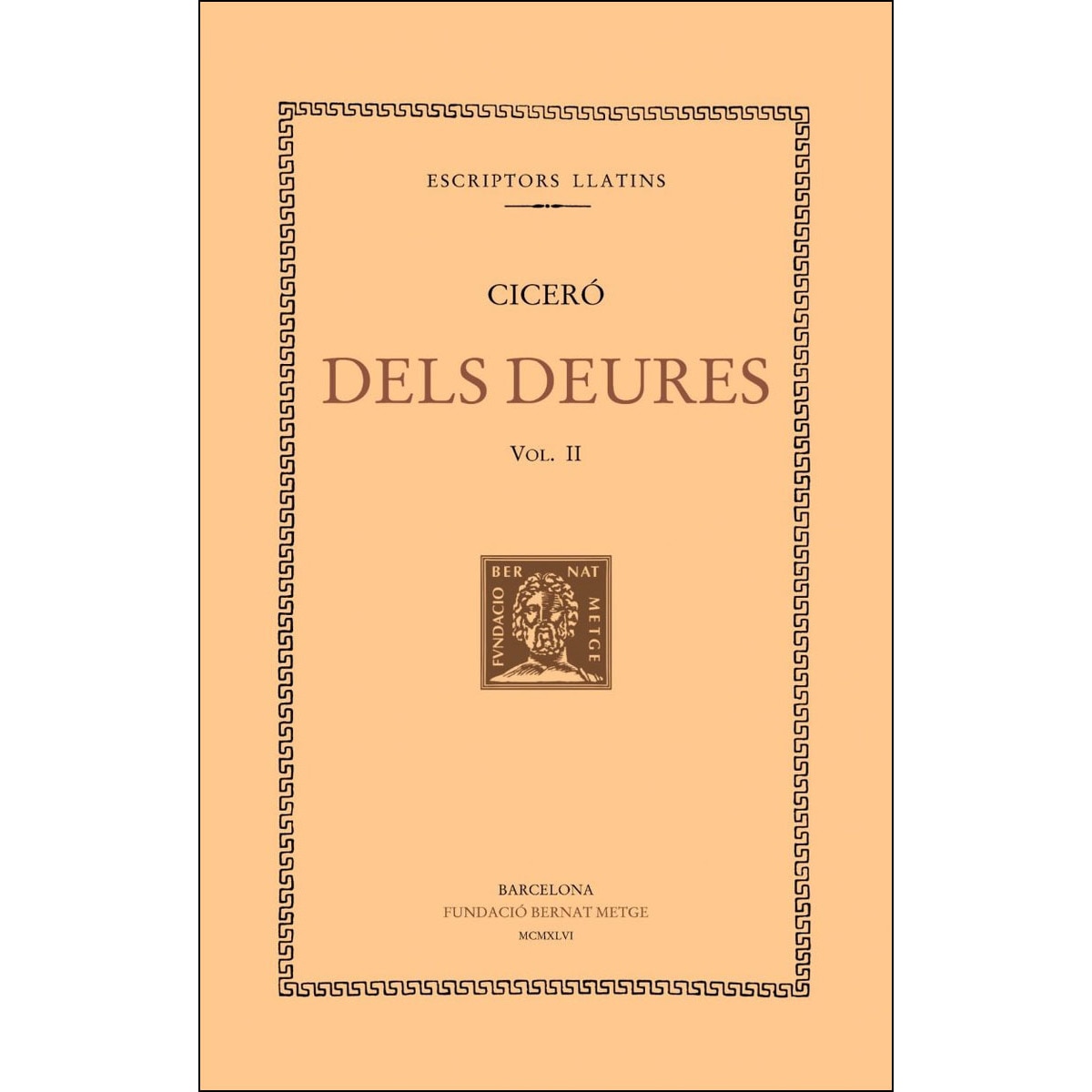 Imagem 0 de Dels deures, vol. II i últim (llibres II-III) (Capa mole)