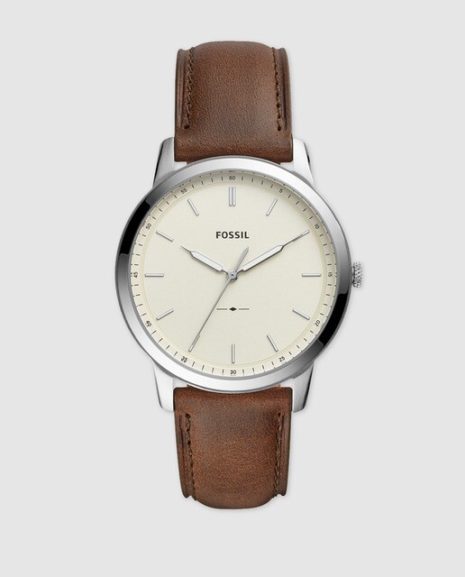 Imagem 0 de Relógio The Minimalist FS5439 em Pele - Castanho