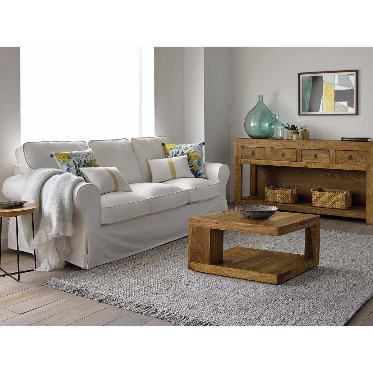 Mesa de centro de palisandro macizo Bombay El Corte Inglés · El Corte