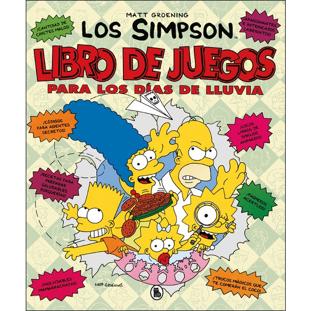 Imagen 0 de Los Simpson. Actividades - Libro de juegos para los días de lluvia  (Tapa dura)