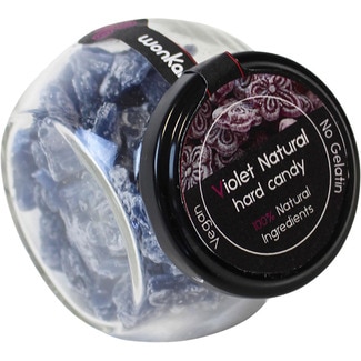 caramelos duros sabor violeta tarro 110 g - Wonkandy