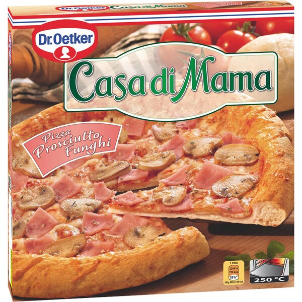 Comprar Prosciutto Funghi pizza con jamón y champiñones estuche 405 g