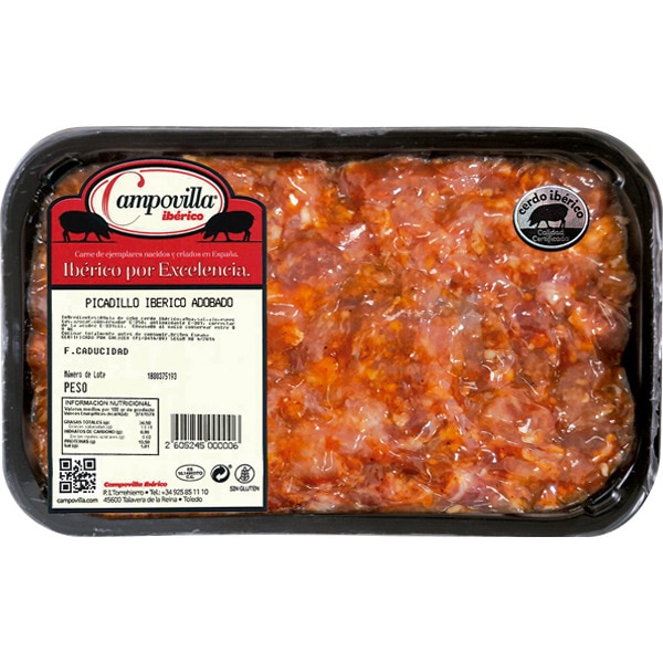 picadillo adobado de cerdo ibérico bandeja 350 g