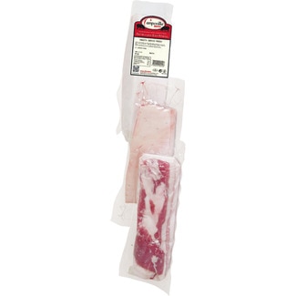 panceta fresca de cerdo ibérico en un trozo envasada al vacío envase 300 g - Campovilla
