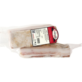 panceta salada de cerdo ibérico en un trozo envasada al vacío envase 300 g - Campovilla