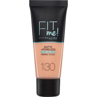 base de maquillaje Fit Me Matte Afina Poros 130 Buff Beige - Maybelline