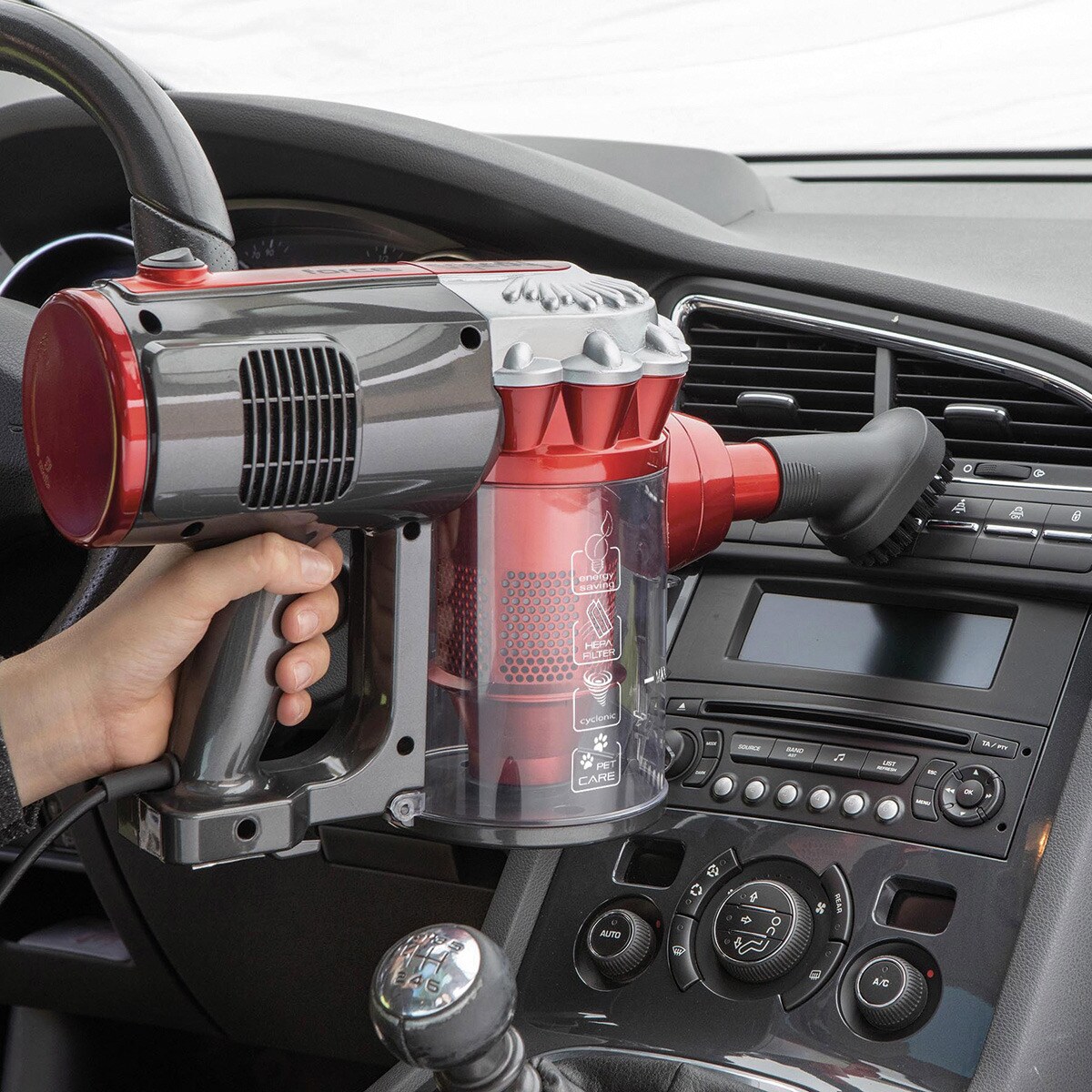 Aspirador de escoba con cable Ariete 2761 2 en 1 Rojo-3