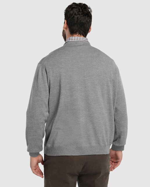 Jersey de hombre con el cuello redondo tallas grandes · Emidio Tucci · El Corte  Inglés