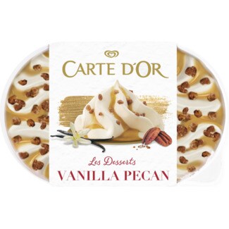 Carte D'or Gelado de Baunilha com Nozes embalagem 900 ml