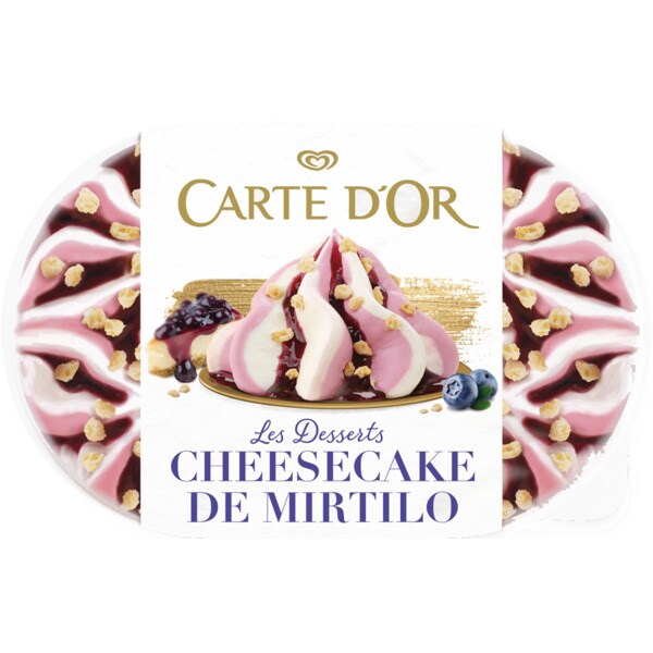 Carte D'or Les Desserts Gelado Blueberry Cheesecake embalagem 900 ml