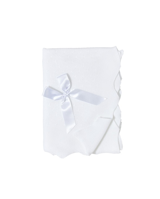 Imagen 0 de Toquilla Cotton Juice Baby Home Tricotosa Punto Dralon blanco