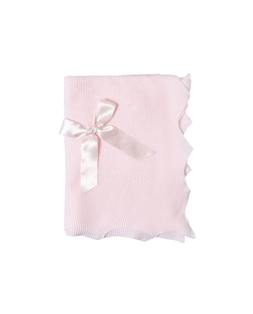 Imagen 0 de Toquilla Cotton Juice Baby Home Tricotosa Punto Dralon rosa