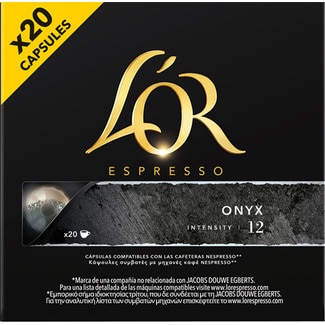 Café Onxy para Nespresso Intensidade 12 embalagem 20 cápsulas - L'or Espresso