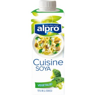 Alpro Creme de Soja para Culinária embalagem 250 ml
