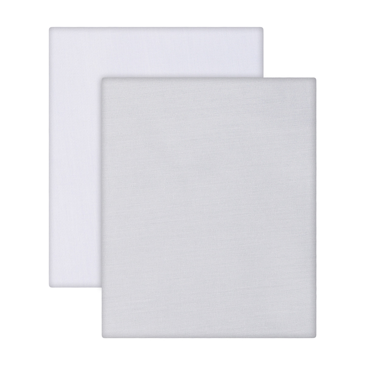 Pack de 2 drapshousses Solid /gris (disponible en plusieurs dimensions)