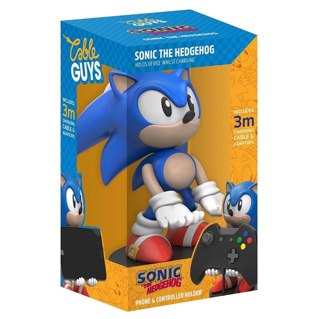 Imagem 0 de Figura Sonic the Hedgehog Cable Guy Device Holder