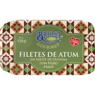 Filetes de Atum com Feijão Frade lata 120 g - Briosa